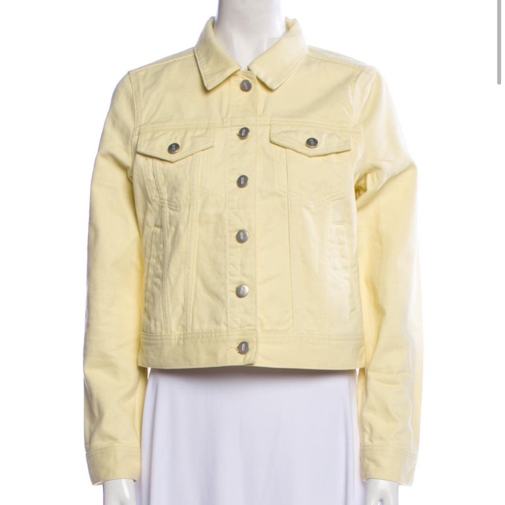 Hobbs London Mariam Denim Jacket yellow 6